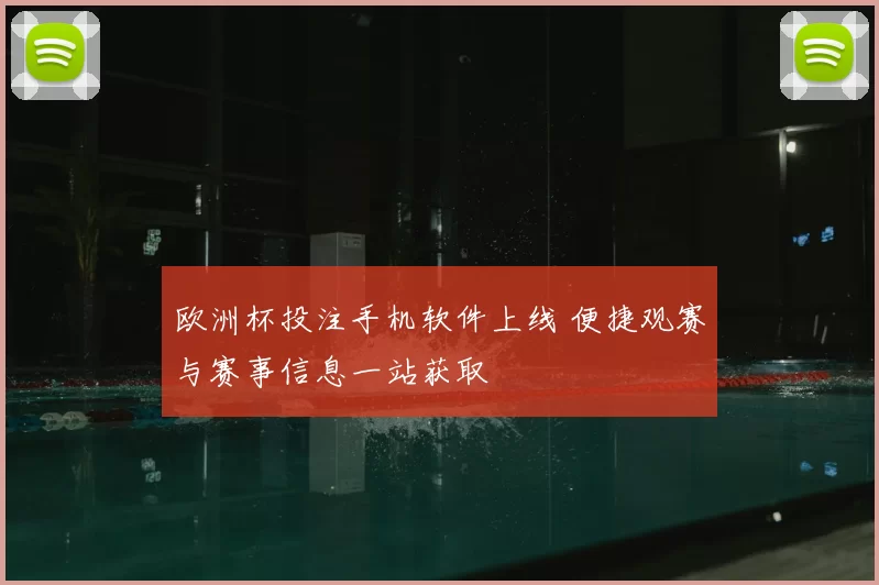 欧洲杯投注手机软件上线 便捷观赛与赛事信息一站获取